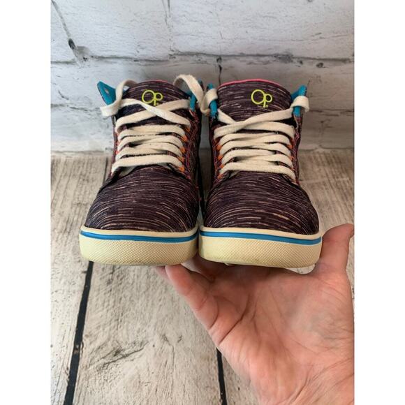 OP OCEAN PACIFIC Unisex Kids Multicolor High Top Sneakers / Size: 2 - Picture 7 of 9